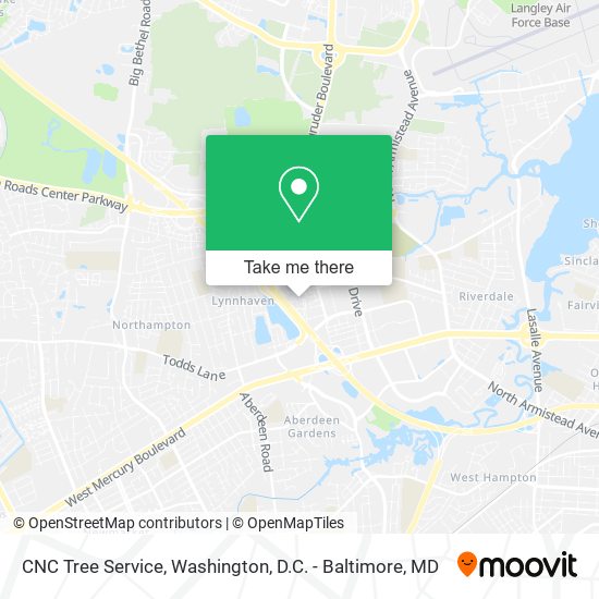 CNC Tree Service map
