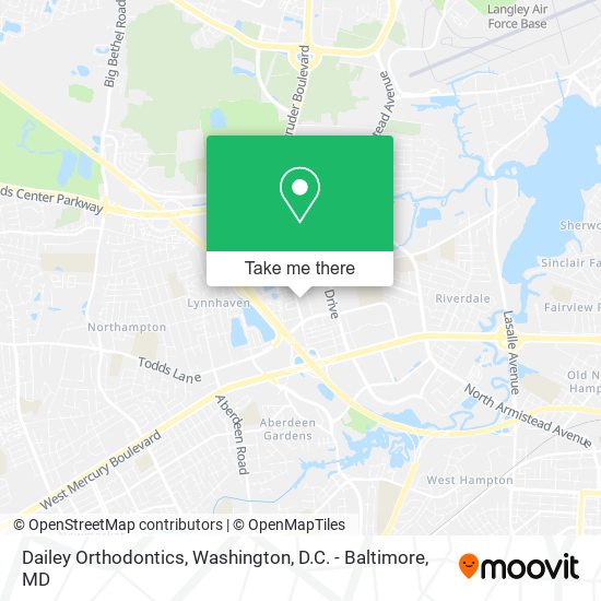 Dailey Orthodontics map
