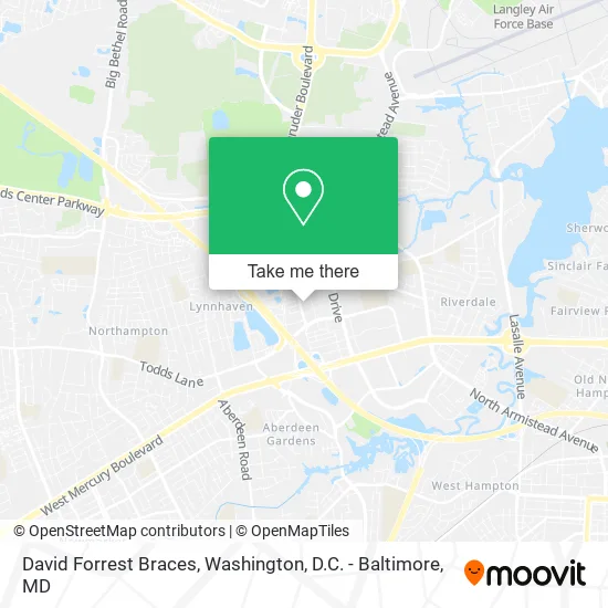 David Forrest Braces map