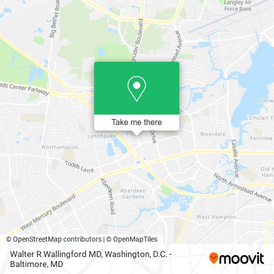 Walter R Wallingford MD map