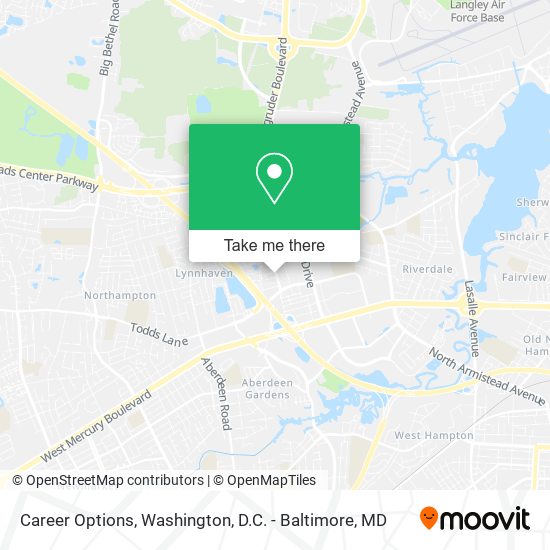 Career Options map