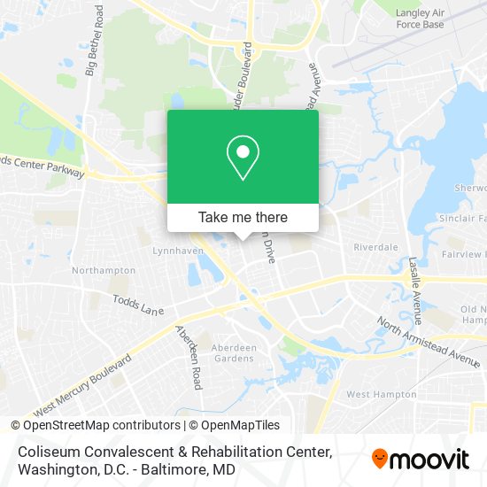 Mapa de Coliseum Convalescent & Rehabilitation Center
