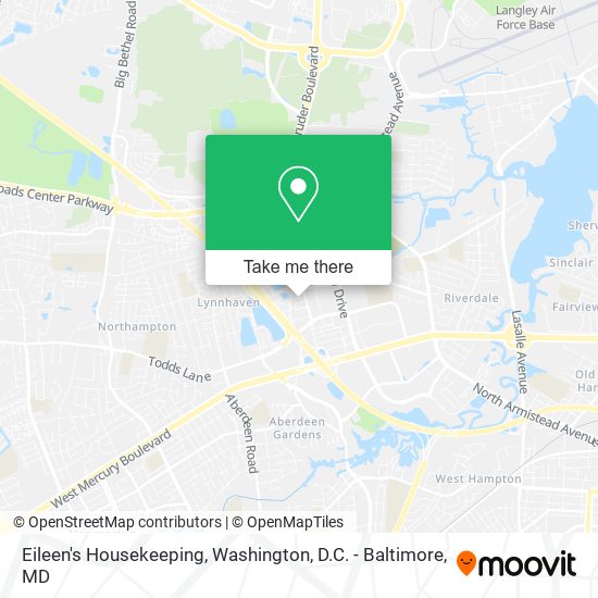 Eileen's Housekeeping map