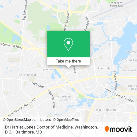 Mapa de Dr Harriet Jones Doctor of Medicine