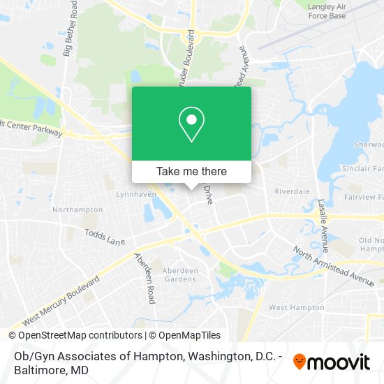 Ob/Gyn Associates of Hampton map