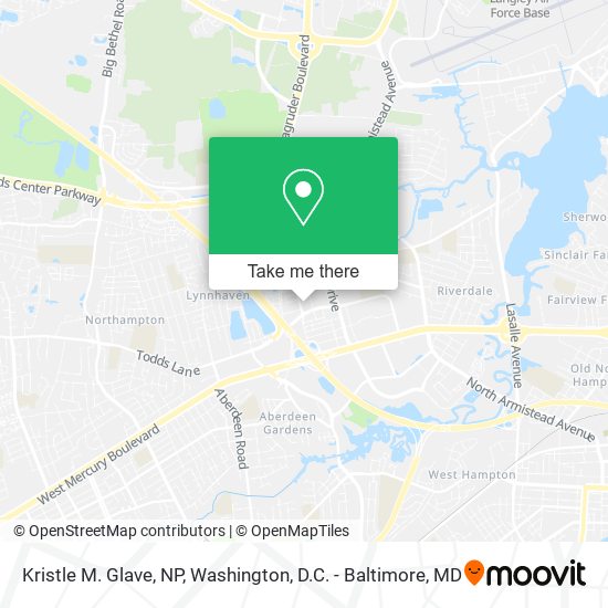 Kristle M. Glave, NP map