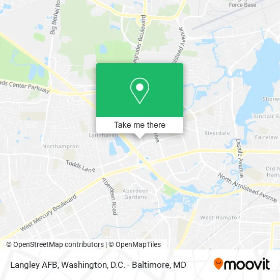 Langley AFB map