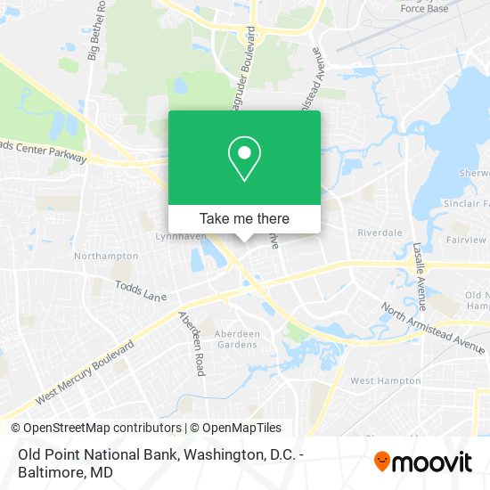 Old Point National Bank map