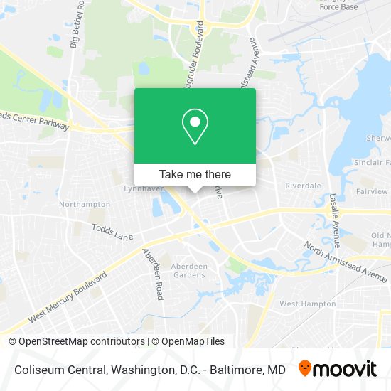 Coliseum Central map