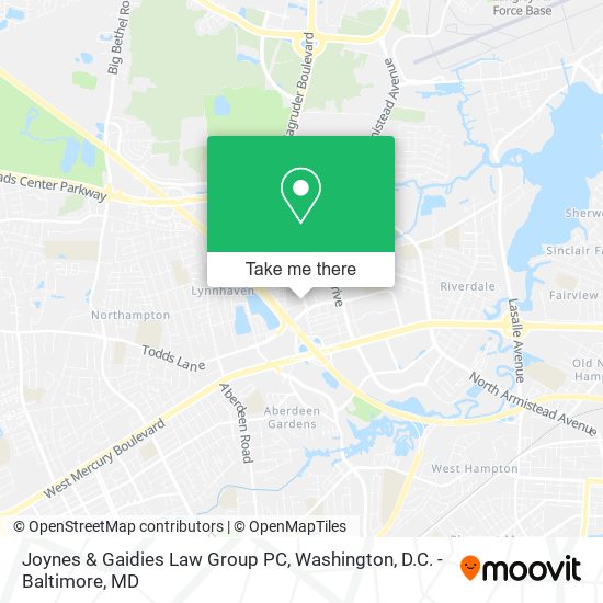 Joynes & Gaidies Law Group PC map
