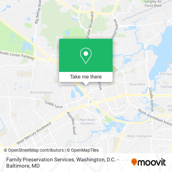 Family Preservation Services map