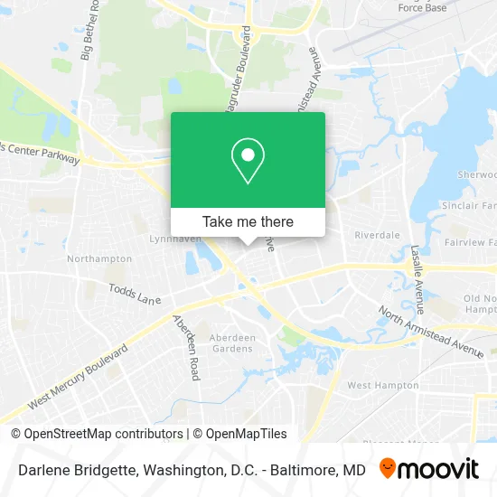 Darlene Bridgette map