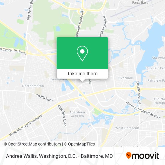 Andrea Wallis map