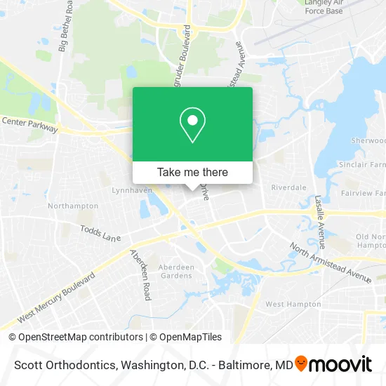 Scott Orthodontics map
