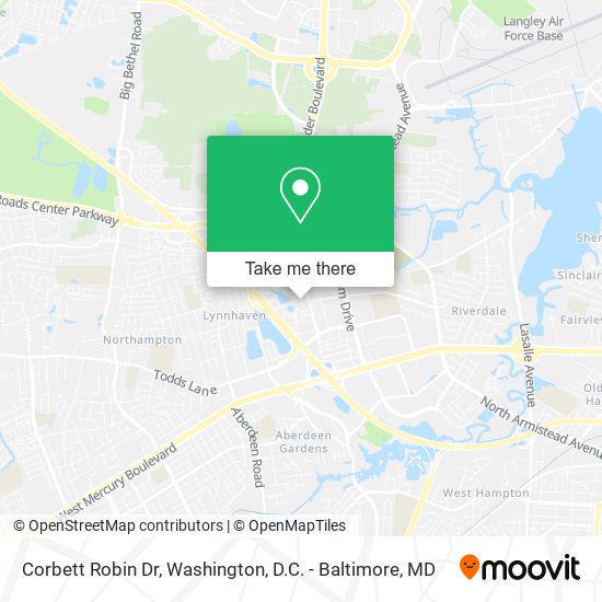 Corbett Robin Dr map