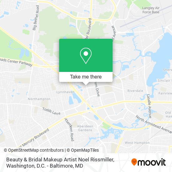 Beauty & Bridal Makeup Artist Noel Rissmiller map
