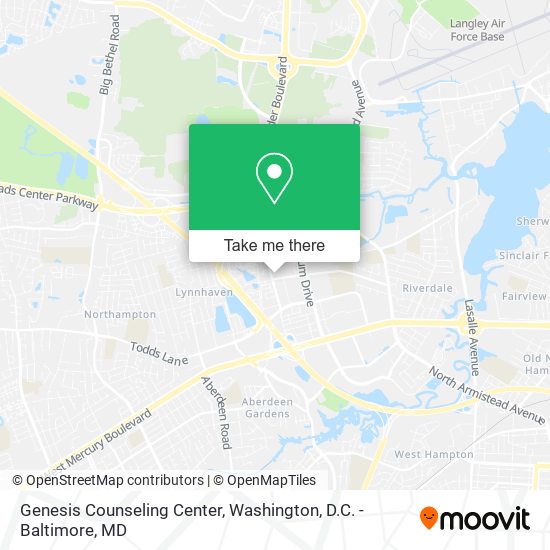 Mapa de Genesis Counseling Center