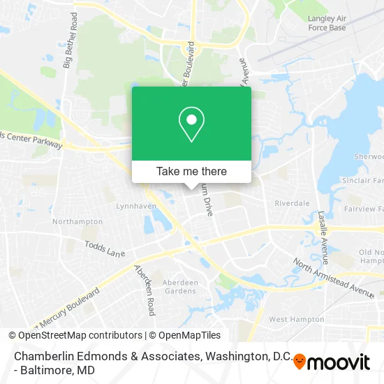 Chamberlin Edmonds & Associates map