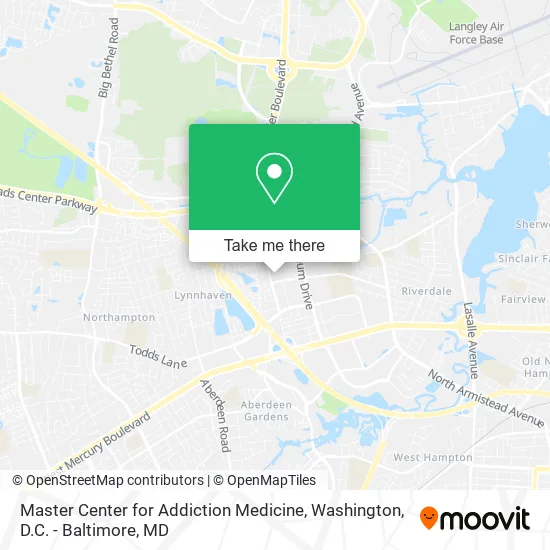 Master Center for Addiction Medicine map
