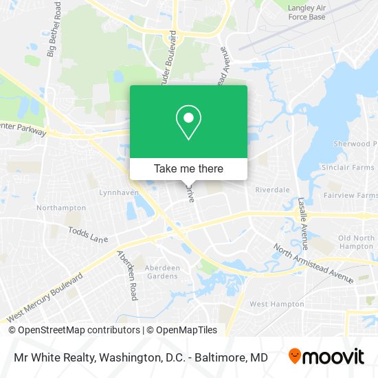 Mr White Realty map