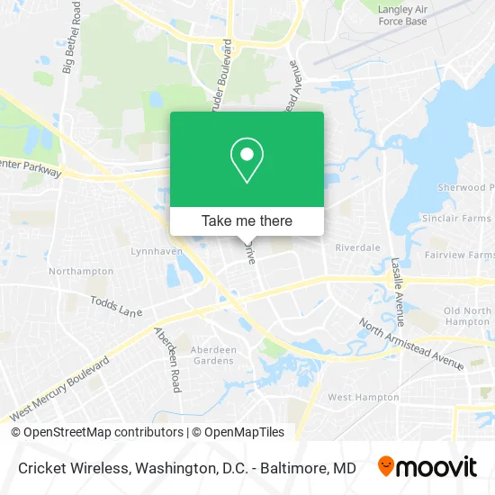 Cricket Wireless map
