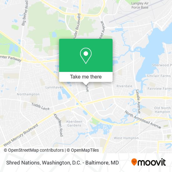 Shred Nations map