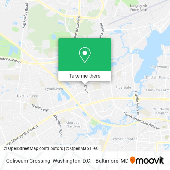 Mapa de Coliseum Crossing