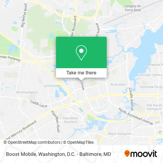Boost Mobile map