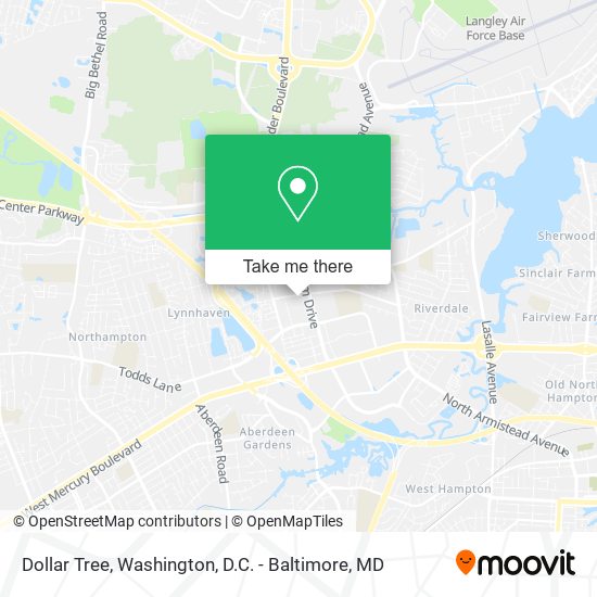 Dollar Tree map