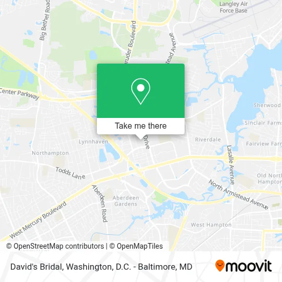David's Bridal map