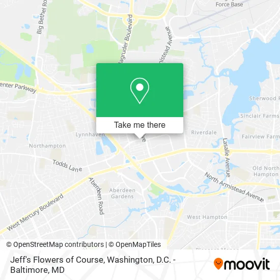 Jeff's Flowers of Course map