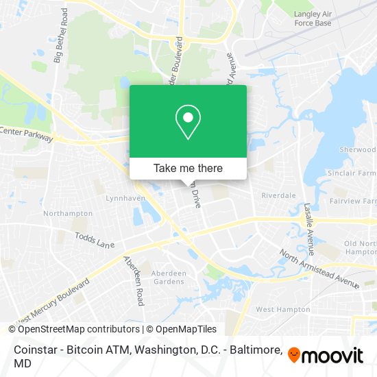 Coinstar - Bitcoin ATM map