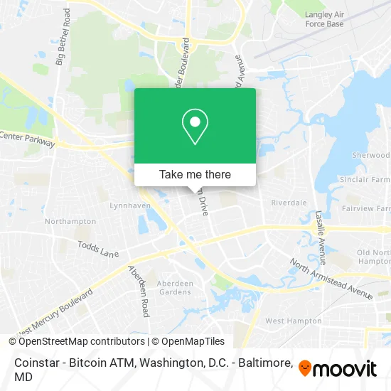 Coinstar - Bitcoin ATM map