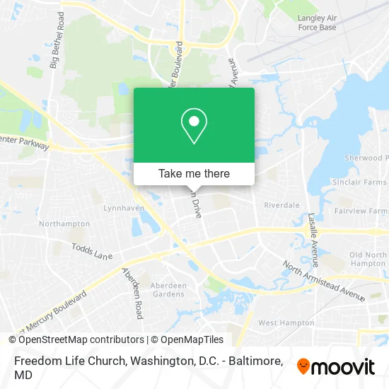 Freedom Life Church map