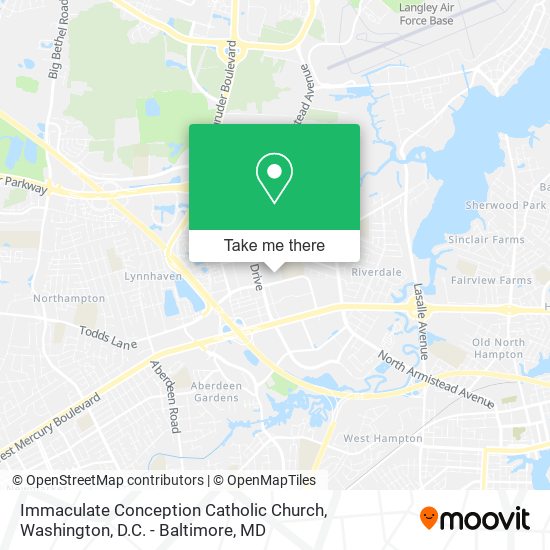 Mapa de Immaculate Conception Catholic Church