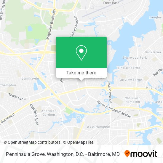 Penninsula Grove map