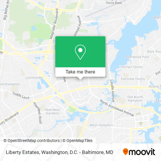 Mapa de Liberty Estates