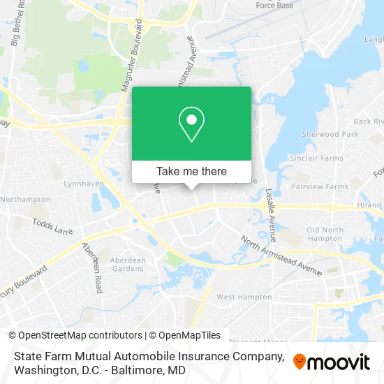 State Farm Mutual Automobile Insurance Company map