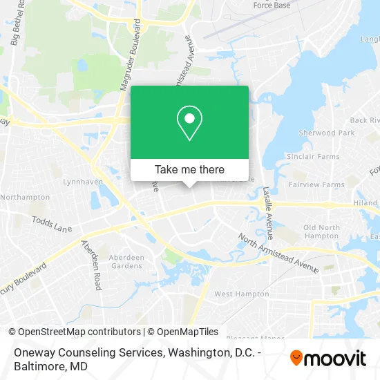 Oneway Counseling Services map