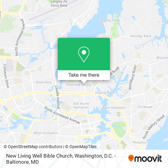 Mapa de New Living Well Bible Church