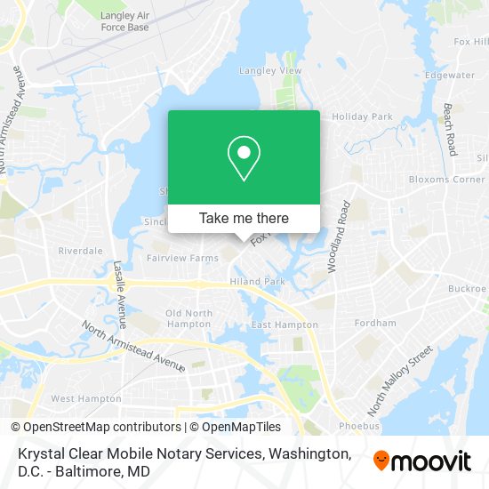 Mapa de Krystal Clear Mobile Notary Services