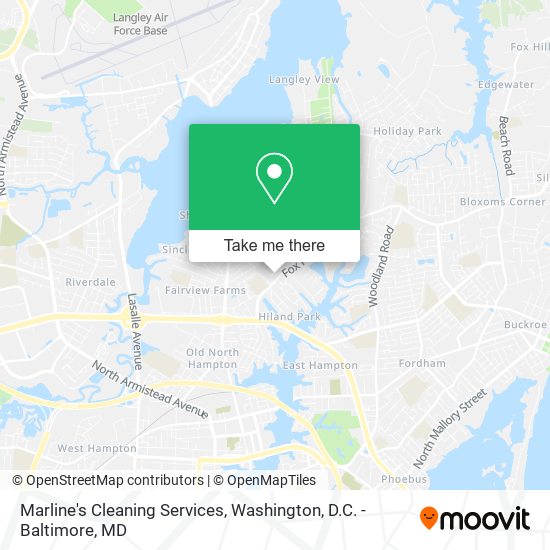 Marline's Cleaning Services map