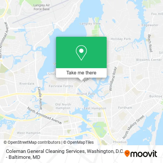 Coleman General Cleaning Services map