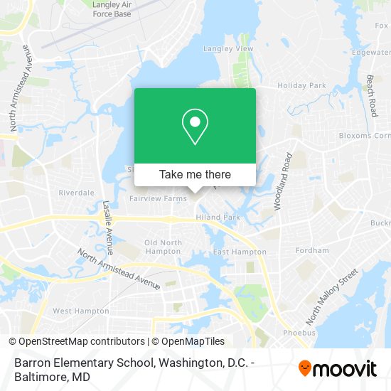 Mapa de Barron Elementary School