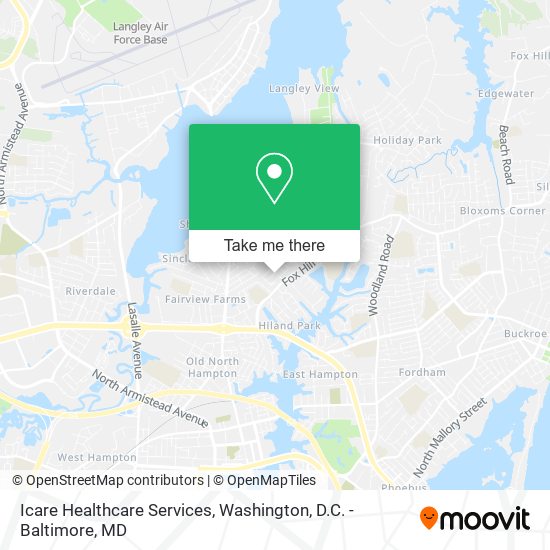 Icare Healthcare Services map