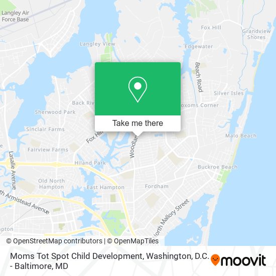 Mapa de Moms Tot Spot Child Development