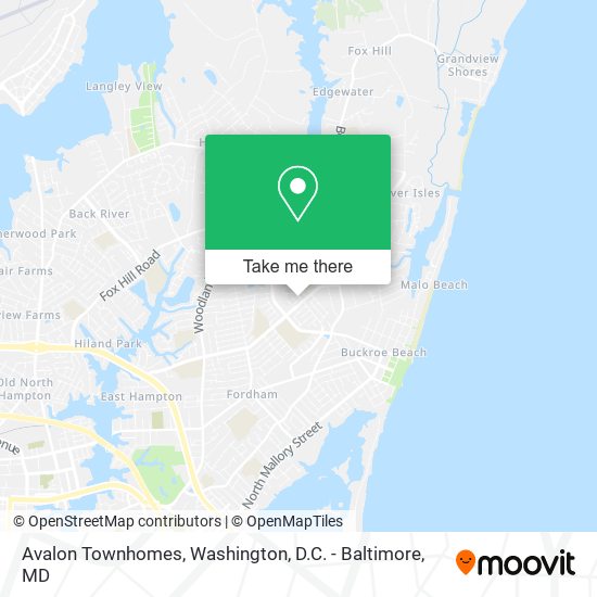 Mapa de Avalon Townhomes