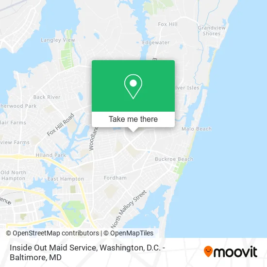 Inside Out Maid Service map