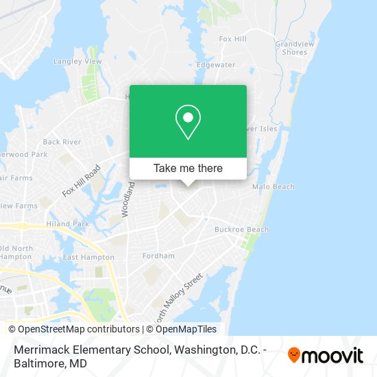Mapa de Merrimack Elementary School