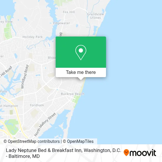 Lady Neptune Bed & Breakfast Inn map